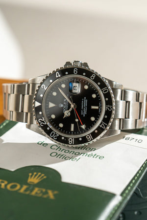 Rolex Watch GMT-Master II 16710 - Cal. 3185 Stick Dial - Papers - 2007