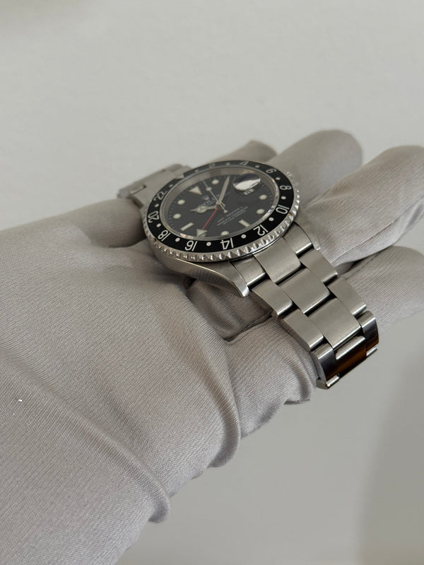 Rolex Watch GMT-Master II 16710 - Cal. 3185 Stick Dial - Papers - 2007