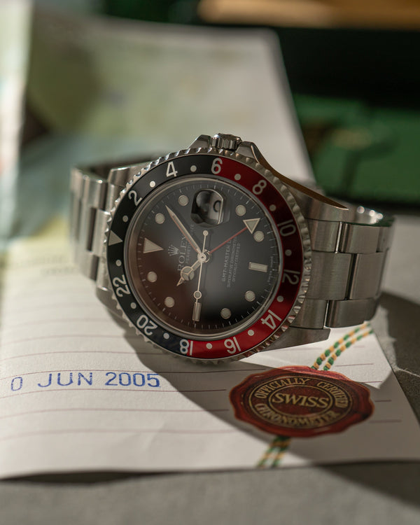 Rolex GMT-Master II 16710 - Coke Bezel - Box & Papers (2005)