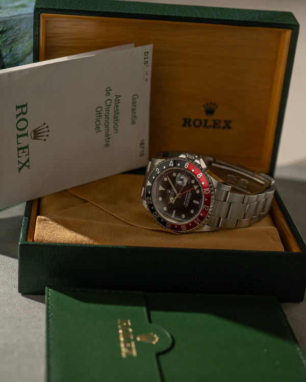 Rolex GMT-Master II 16710 - Coke Bezel - Box & Papers (2005)