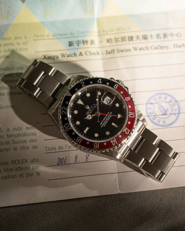Rolex GMT-Master II 16710 - Coke Bezel - Full Set (2006)