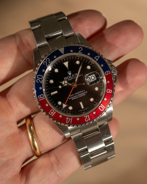 Rolex GMT-Master II 16710 “Pepsi” – 2007 – Caliber 3186 – Box & Papers (2007)
