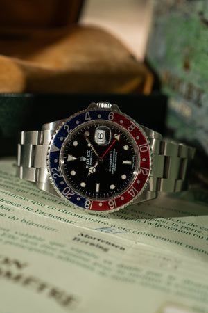 Rolex GMT-Master II 16710 - Pepsi Bezel - Box & Papers (2000)