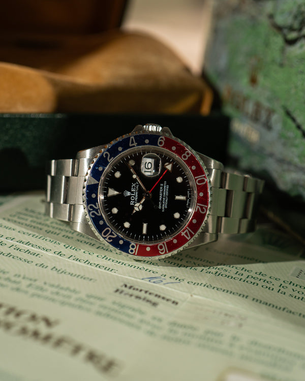 Rolex GMT-Master II 16710 - Pepsi Bezel - Box & Papers (2000)