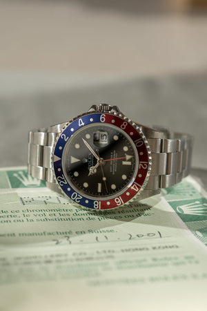 Rolex GMT-Master II 16710 - Pepsi Bezel - With Papers (2001)