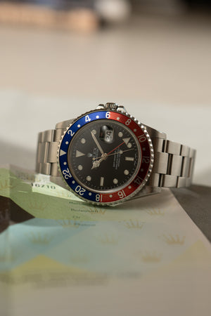 Rolex GMT-Master II 16710 - Pepsi Bezel - With Papers (2006)