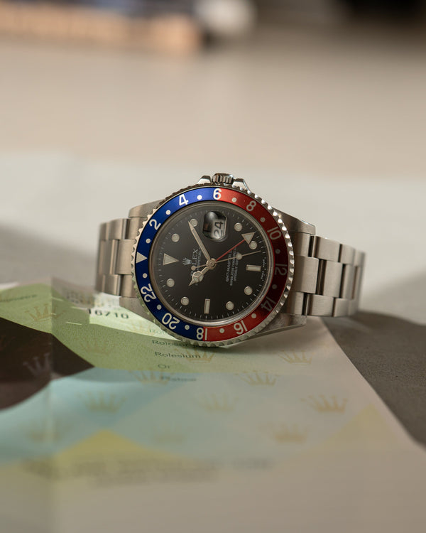 Rolex GMT-Master II 16710 - Pepsi Bezel - With Papers (2006)
