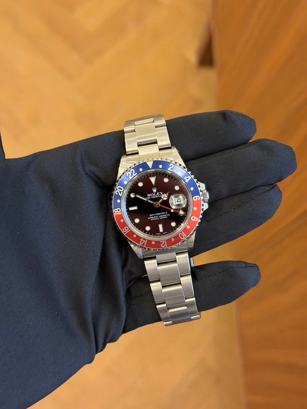 Rolex Watch GMT-Master II 16710 - Pepsi - Box & Papers - 2000