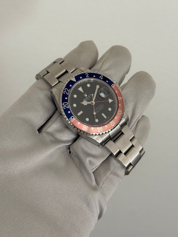 Rolex Watch GMT-Master II 16710 Pepsi - Box & Papers - 2000
