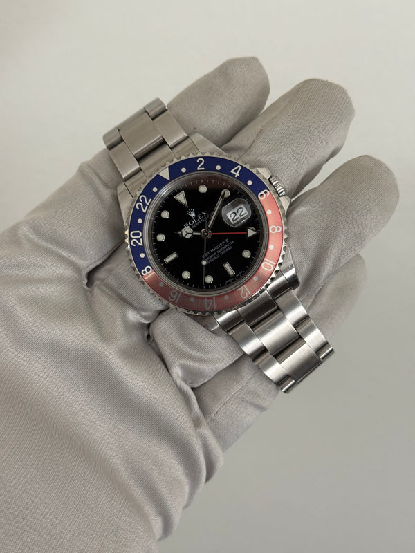 Rolex Watch GMT-Master II 16710 Pepsi - Box & Papers - 2000