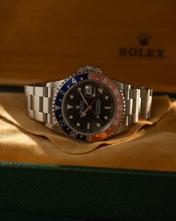 Rolex GMT-Master II 16710 “Pepsi” – Box & Papers (2001)