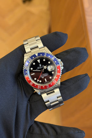 Rolex Watch GMT-Master II 16710 - Pepsi - Box & Papers - 2001
