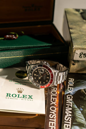 Rolex Watch GMT-Master II 16760 Fat Lady - Coke - Full Set - 1984