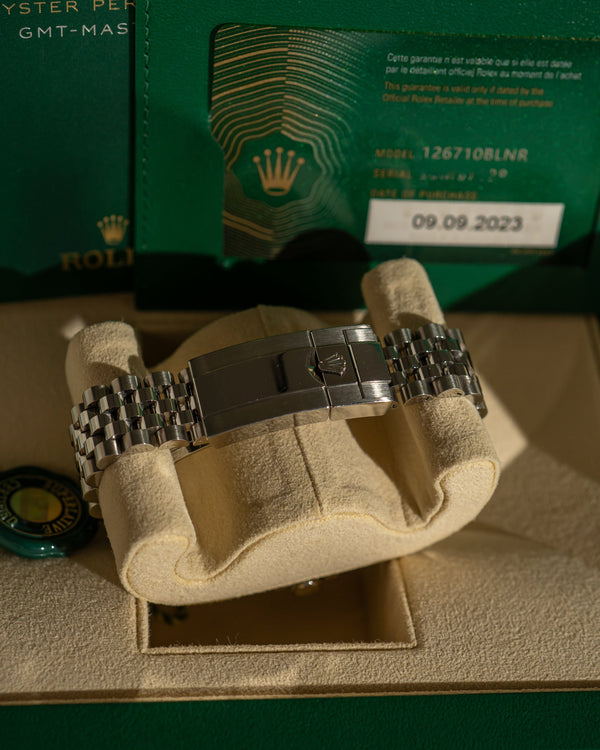 Rolex GMT-Master II “Batgirl” 126710BLNR – Full Set (2023)