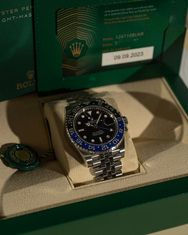 Rolex GMT-Master II “Batgirl” 126710BLNR – Full Set (2023)