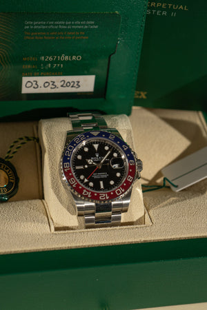Rolex GMT-Master II “Pepsi” 126710BLRO – Full Set (2023)