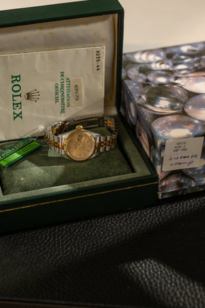 Rolex Lady-Datejust 26 69173 - Champagne Dial - Box & Papers (1992)