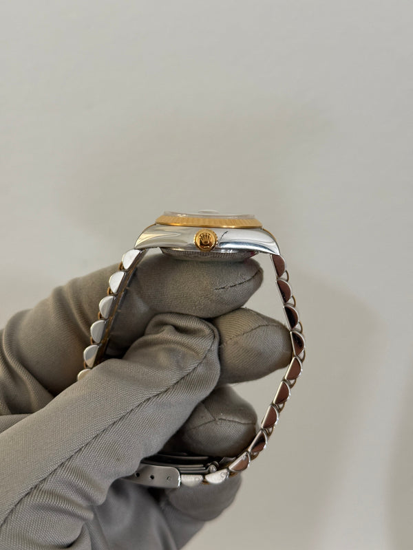 Rolex Watch Lady-Datejust 26 69173 - Steel & Yellow Gold - Silver Dial - Papers Only - 1998