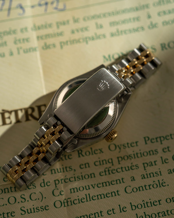 Rolex Lady-Datejust 26 69173 - White Roman Dial - With Papers (1992)