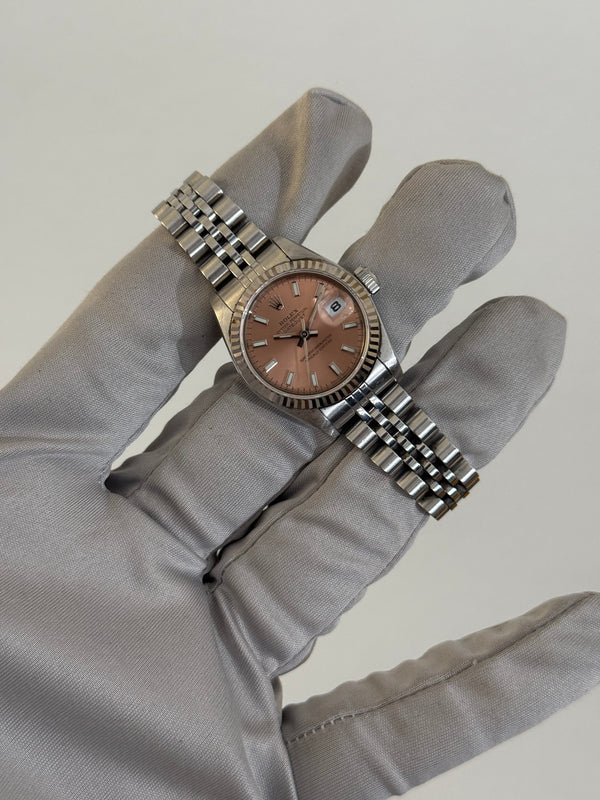 Rolex Watch Lady-Datejust 26 79174 - Salmon Dial - Papers Only - 2004