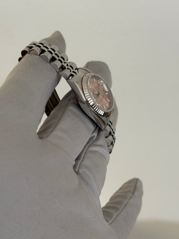 Rolex Watch Lady-Datejust 26 79174 - Salmon Dial - Papers Only - 2004