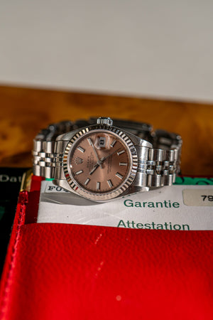 Rolex Watch Lady-Datejust 26 79174 - Salmon Dial - Papers Only - 2004