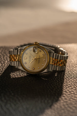 Rolex Lady-Datejust 31 68273 - Champagne Diamond Dial (ca. 1991)