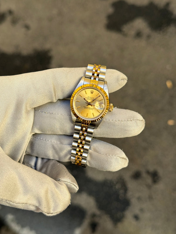 Rolex Watch Lady-Datejust 69173 - Champagne Dial - Papers Only (ca 1987)