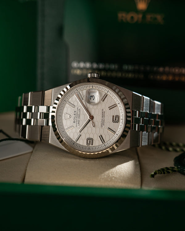 Rolex Watch Land-Dweller 127234 - White Honeycomb Dial - Full Set - 2026