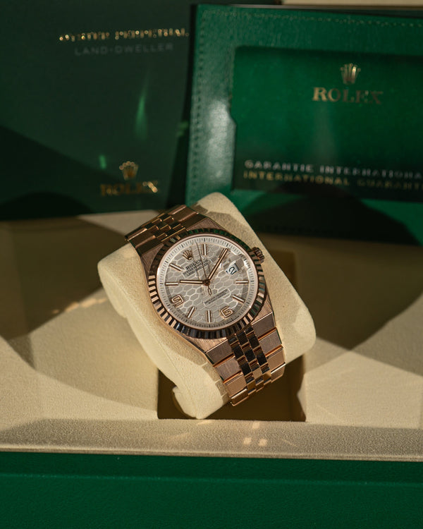 Rolex Land-Dweller 40 127335 – Everose Gold – Full Set (2025)