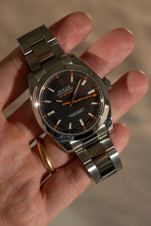 Rolex Milgauss 116400 - Black Dial - Watch Only