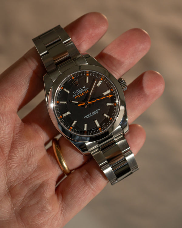 Rolex Milgauss 116400 - Black Dial - Watch Only