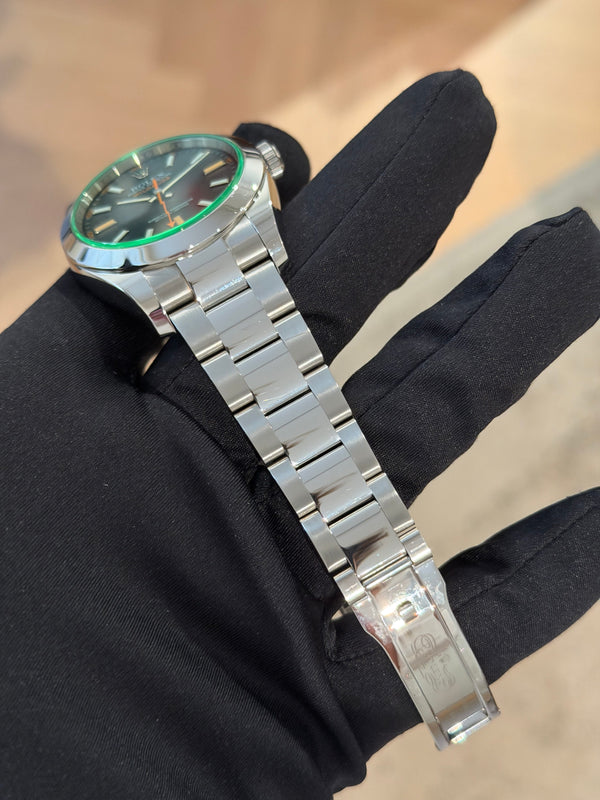 Rolex Watch Milgauss 116400GV - Black Dial - Papers & Serial Tag - 2009