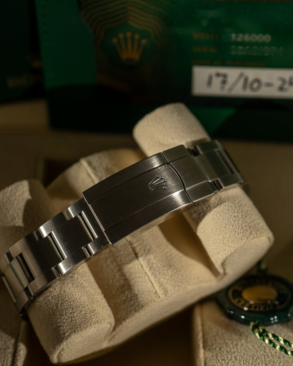 Rolex Oyster Perpetual 36 126000 Green Dial – Full Set (2024)