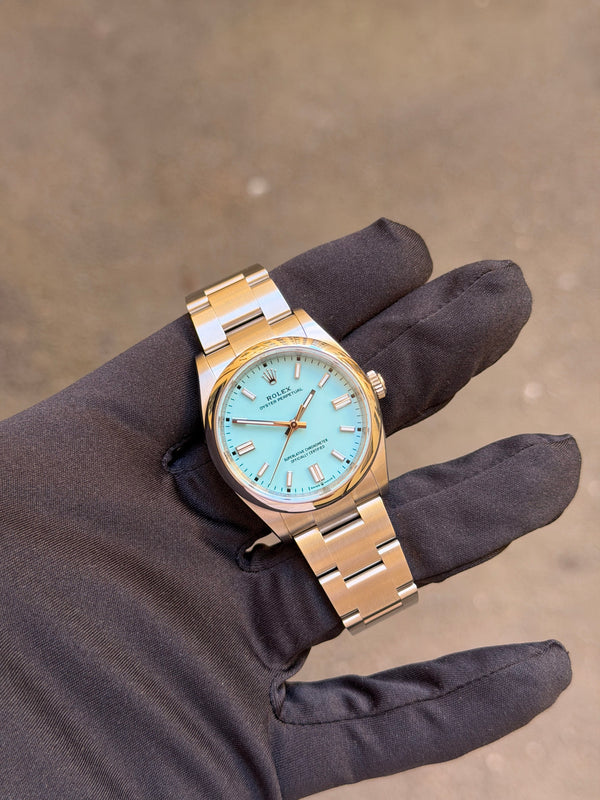 Rolex Watch Oyster Perpetual 36 126000 - Turquoise Dial - Full Set (2026)