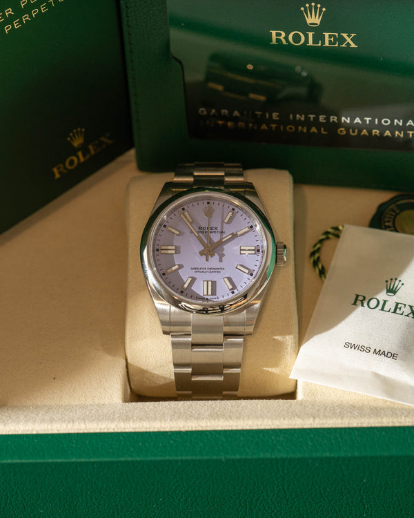 Rolex Oyster Perpetual 41 134300 - Lavender Dial - New (2026)