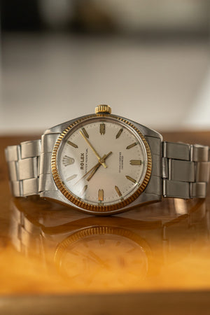 Rolex Watch Oyster Perpetual 6567 - Fluted Gold Bezel - Watch Only - ca. 1959