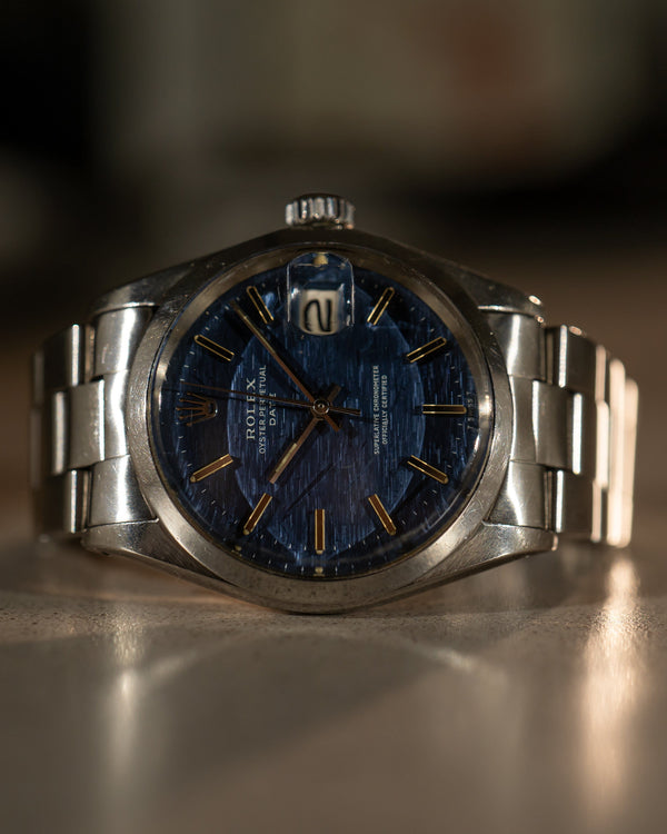 Rolex Oyster Perpetual Date 1500 – Blue Mosaic Dial (ca. 1970)