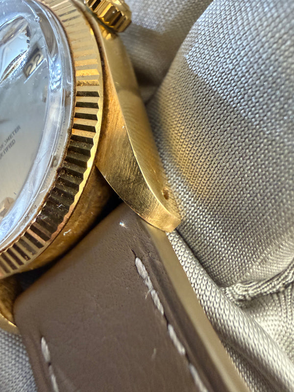 Rolex Oyster Perpetual Date 1503 - 18K Yellow Gold - Sigma Dial - Watch Only (1979)