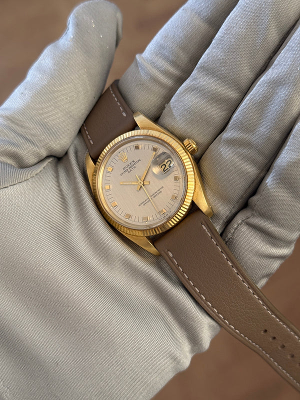 Rolex Oyster Perpetual Date 1503 - 18K Yellow Gold - Sigma Dial - Watch Only (1979)