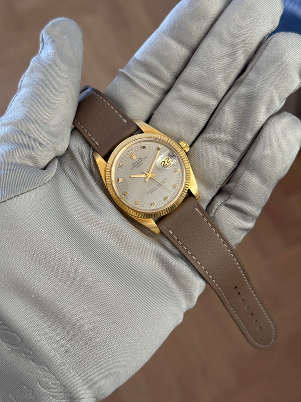 Rolex Oyster Perpetual Date 1503 - 18K Yellow Gold - Sigma Dial - Watch Only (1979)