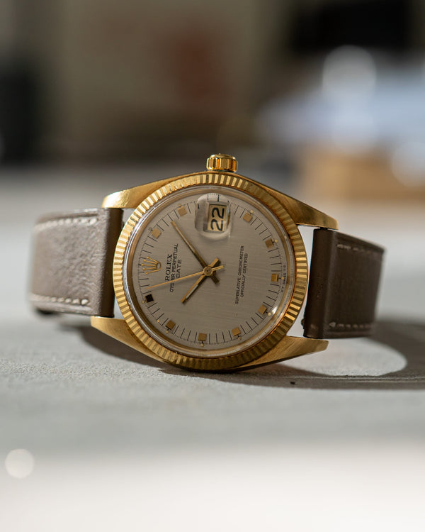Rolex Oyster Perpetual Date 1503 - 18K Yellow Gold - Sigma Dial - Watch Only (1979)