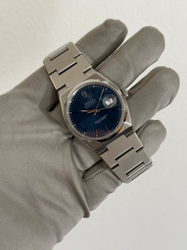 Rolex Watch Oysterquartz Datejust 17000 - Blue Dial - Watch Only (ca. 1978)