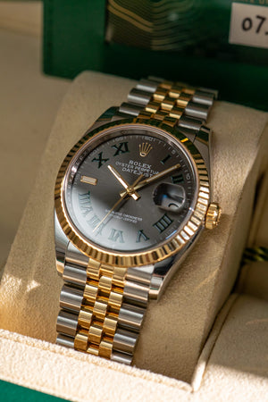 Rolex Watch Rolex Datejust 36 126233 - Wimbledon Dial - Full Set - 2022