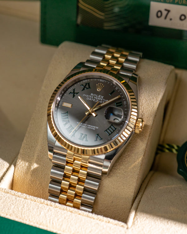 Rolex Watch Rolex Datejust 36 126233 - Wimbledon Dial - Full Set - 2022
