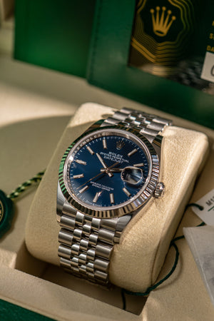 Rolex Watch Rolex Datejust 36 126234 - Blue Dial Jubilee - Full Set - 2025