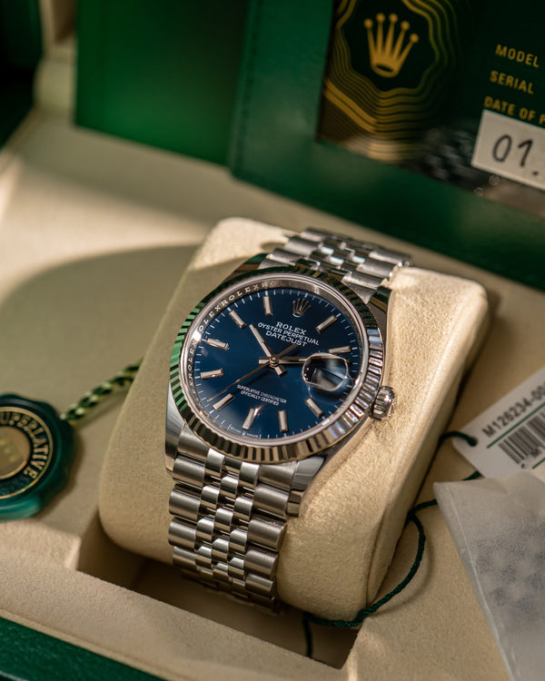 Rolex Watch Rolex Datejust 36 126234 - Blue Dial Jubilee - Full Set - 2025