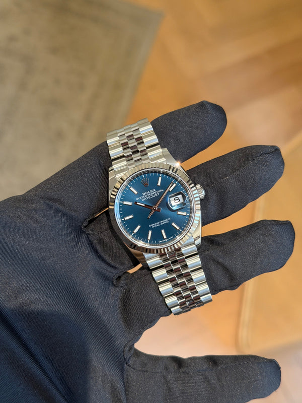 Rolex Watch Rolex Datejust 36 126234 - Blue Dial Jubilee - Full Set - 2025
