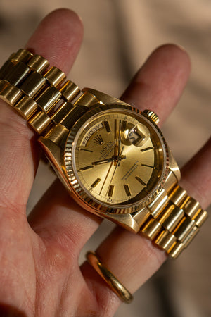 Rolex Rolex Day-Date 18038 – 18K Yellow Gold (1986)