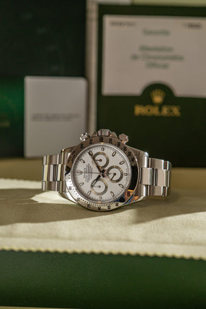 Rolex Watch Rolex Daytona 116520 - White Dial - Full Set - 2006